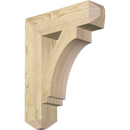 Ekena Millwork Imperial Craftsman Rough Sawn Bracket, Douglas Fir, 4"W x 16"D x 20"H BKT04X16X20IMP04RDF